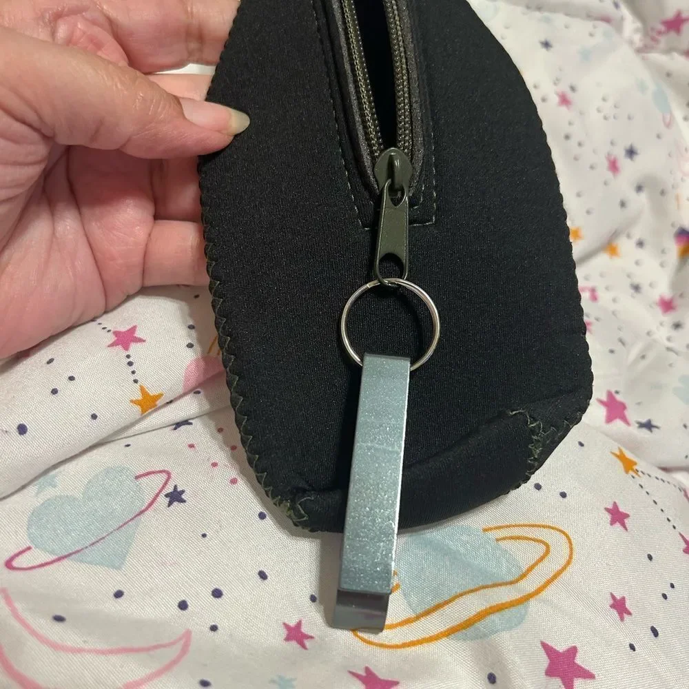 NWT Macy's Black Nylon Pouch Backpack